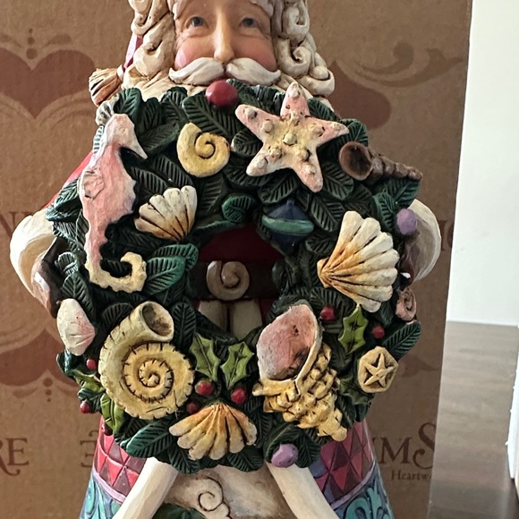 Jim Shore “Seaside Greetings” Beach Santa - Picture 3 of 11